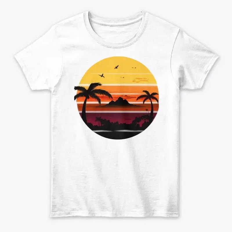 Sunset Palm TreeUnique Design collection