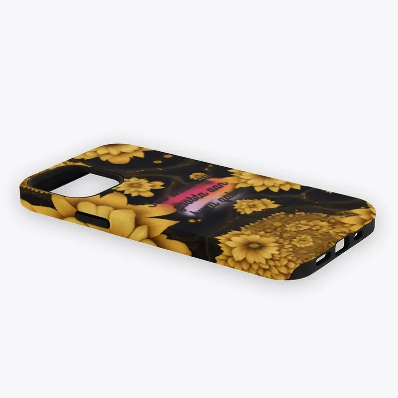 Summer Flower Black Unique Design case