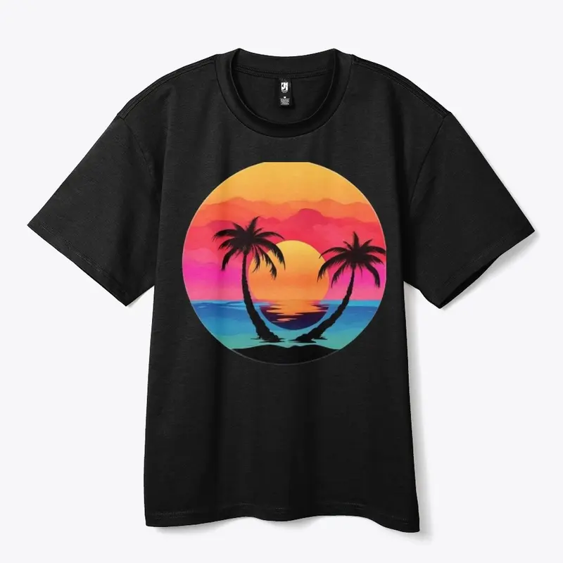 Sunset Palm TreeUnique Design collection