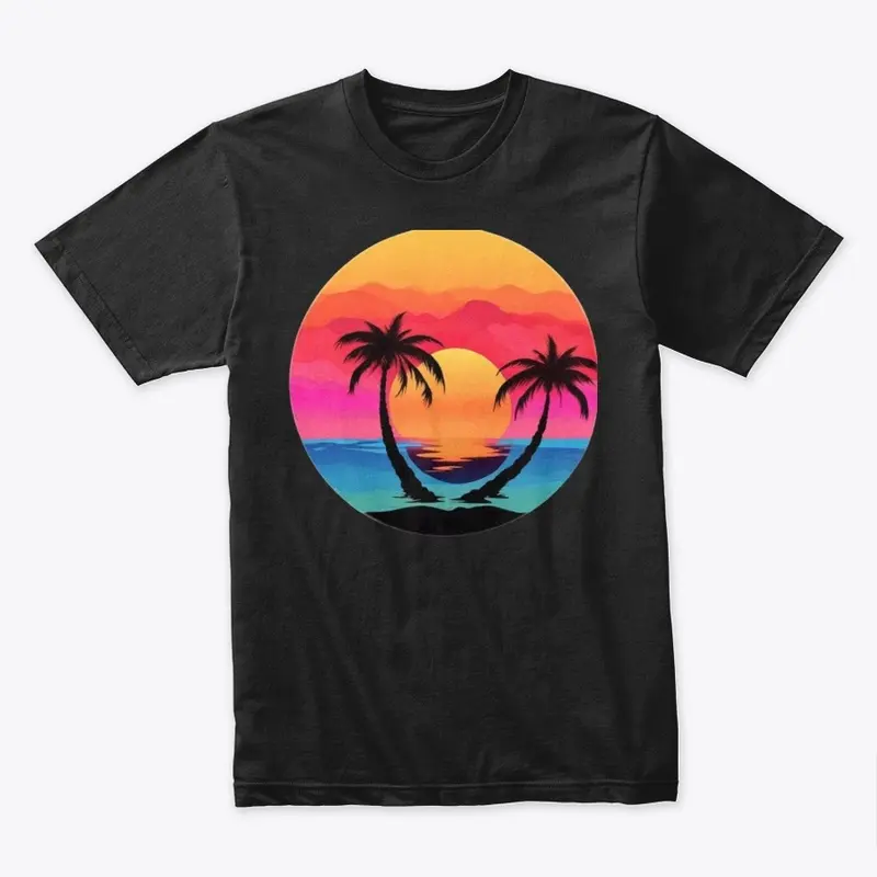 Sunset Palm TreeUnique Design collection