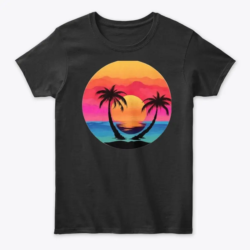 Sunset Palm TreeUnique Design collection