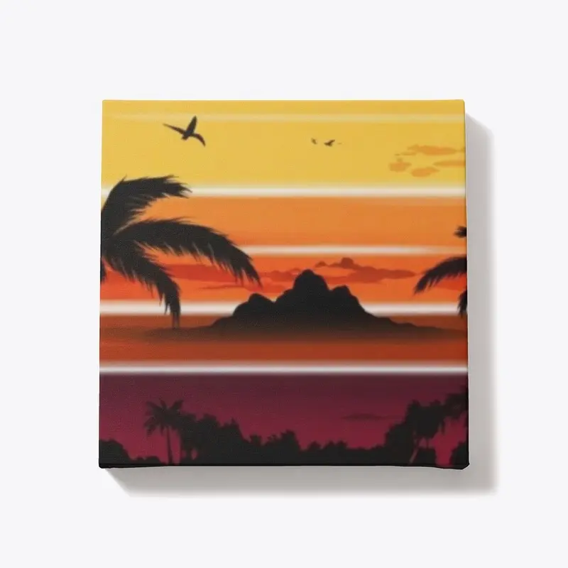 Sunset Palm TreeUnique Design collection